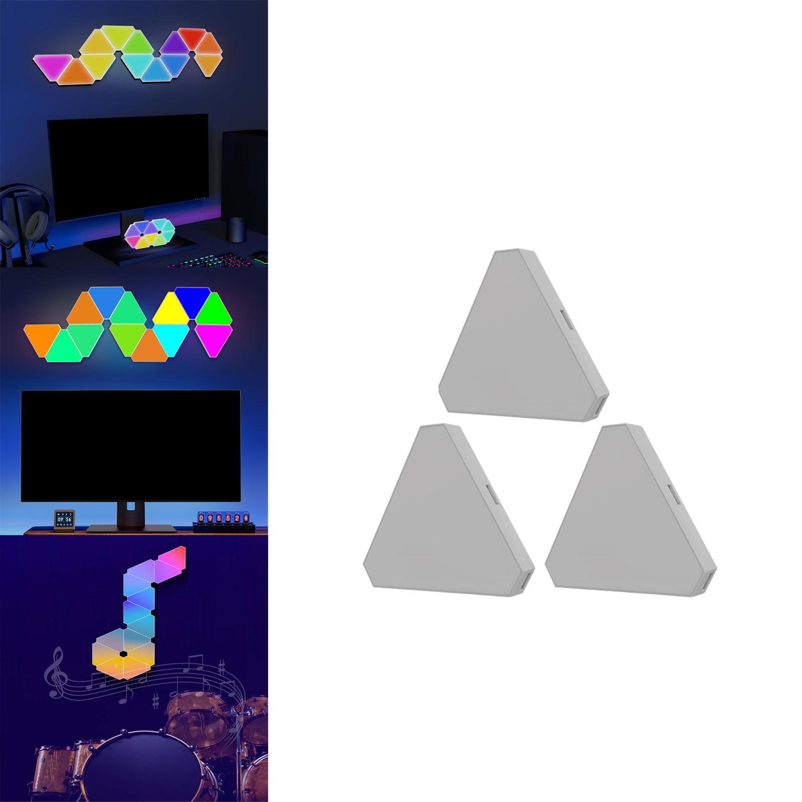 Multicolor DIY Smart APP Control Atmosphere Bluetooth 3pcs