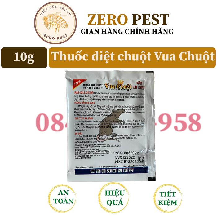 THUỐC DIỆT CHUỘT RAT KILL 10G, DIỆT CHUỘT SINH HỌC CHỐNG ĐÔNG MÁU, GÓI 10G TRỘN VỚI 500G MỒI NHỬ