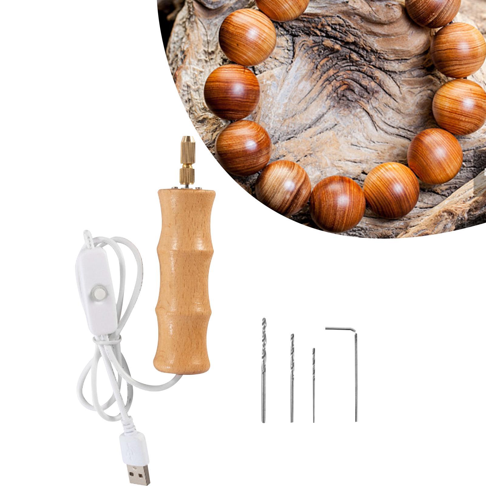 Electric Hand Drill Set Tool Wrench for Keychain Craft Polymer Clay