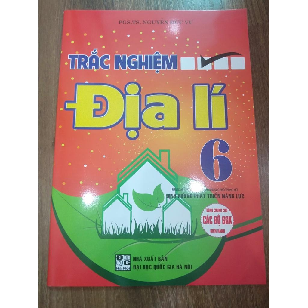 Sách - Trắc Nghiệm Địa Lí Lớp 6