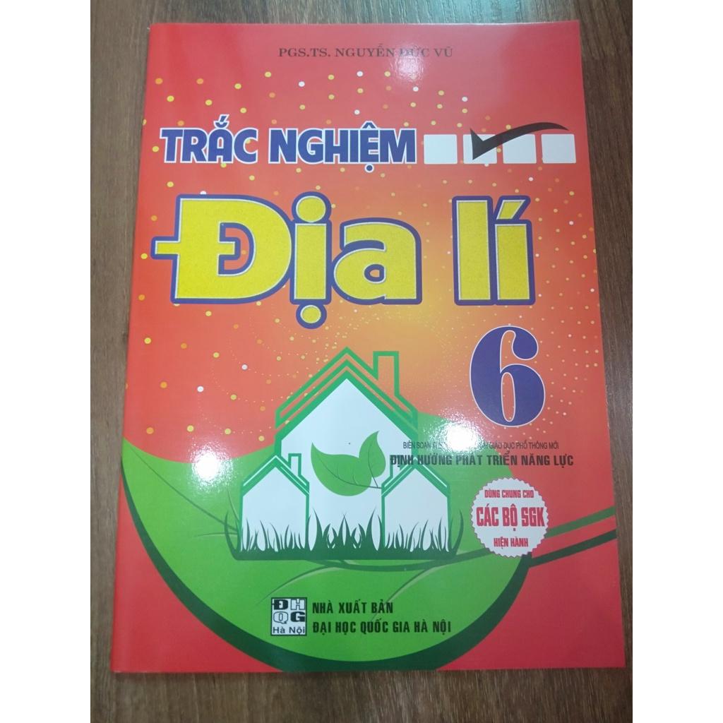 Sách - Trắc Nghiệm Địa Lí Lớp 6 (Biên Soạn Theo Chương Trình Giáo Dục Phổ Thông Mới)