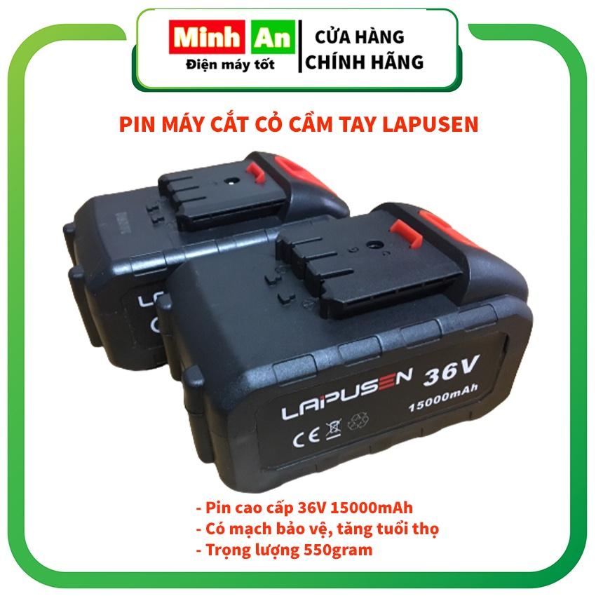 Pin máy cắt cỏ cầm tay dùng pin LAPUSEN pin dự phòng 10cell dung lượng 15000mAh bảo hành 12 tháng