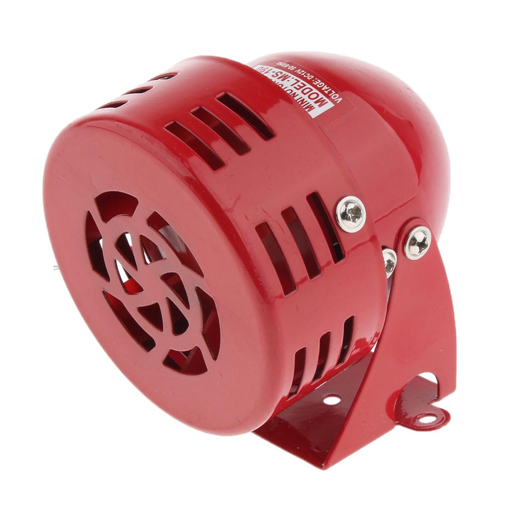 Strong Penetration Industrial Siren Motor Alarm Buzzer Alarm, Red, 12V / 24V / 110V / 220V