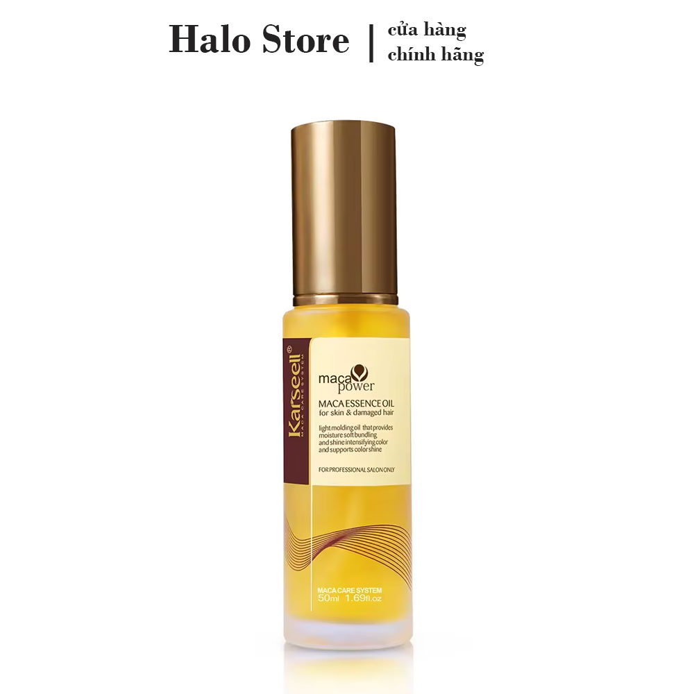 [+Tặng mũ trùm] Tinh dầu dưỡng tóc cao cấp Karseell Maca Essence Oil 50ml