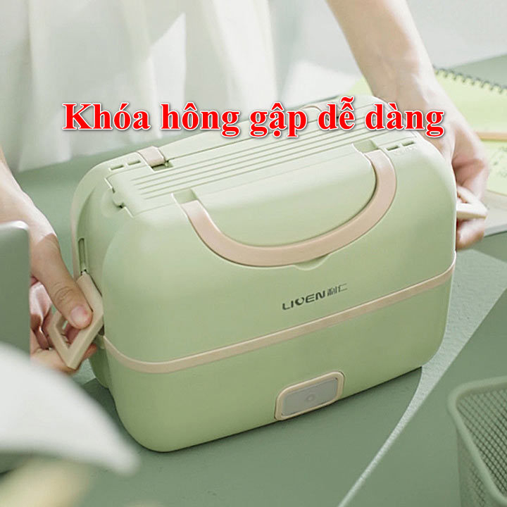 Hộp cơm cắm điện giữ nhiệt, hấp đồ ăn Liven FH18 Hàng Chính Hãng