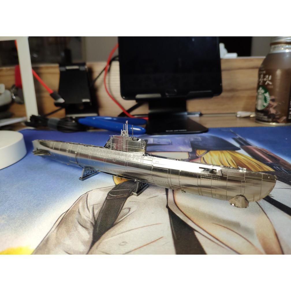 Mô Hình Lắp Ráp 3d Tàu Ngầm U-boat Type XXI
