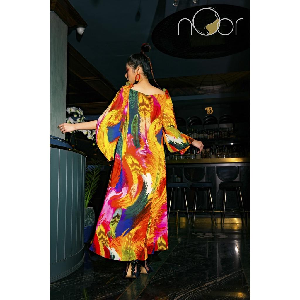 Váy tay bồng rực rỡ Le Paon - NV522