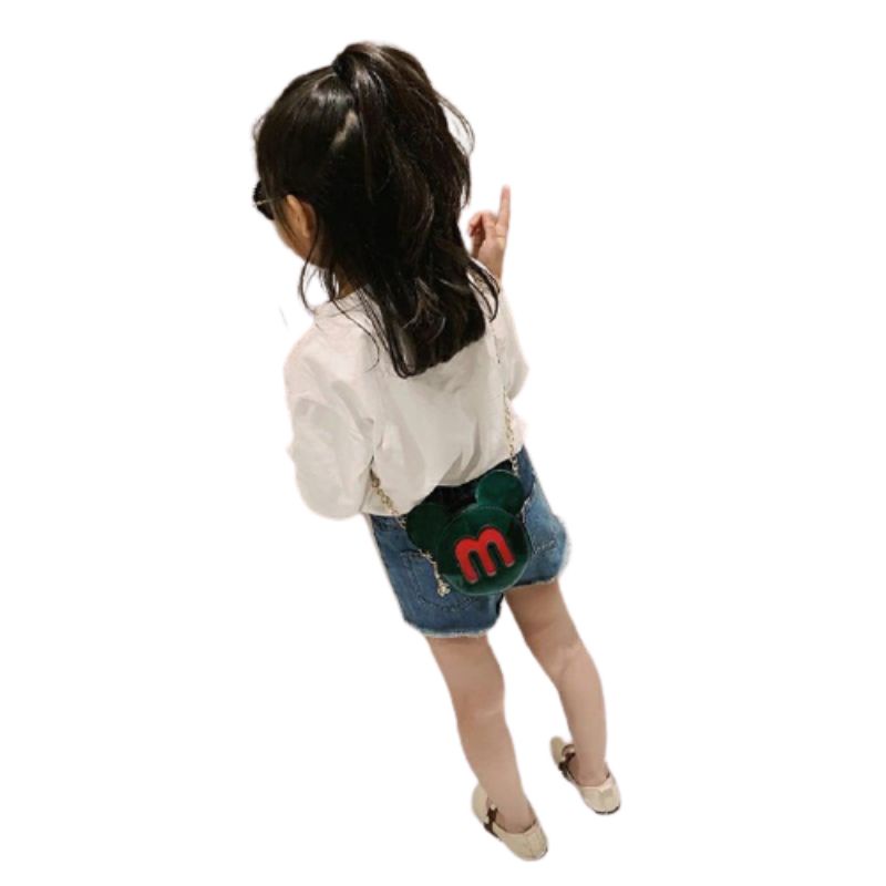 Túi xách đeo chéo trẻ em bé gái thường ngày phụ kiện thời trang