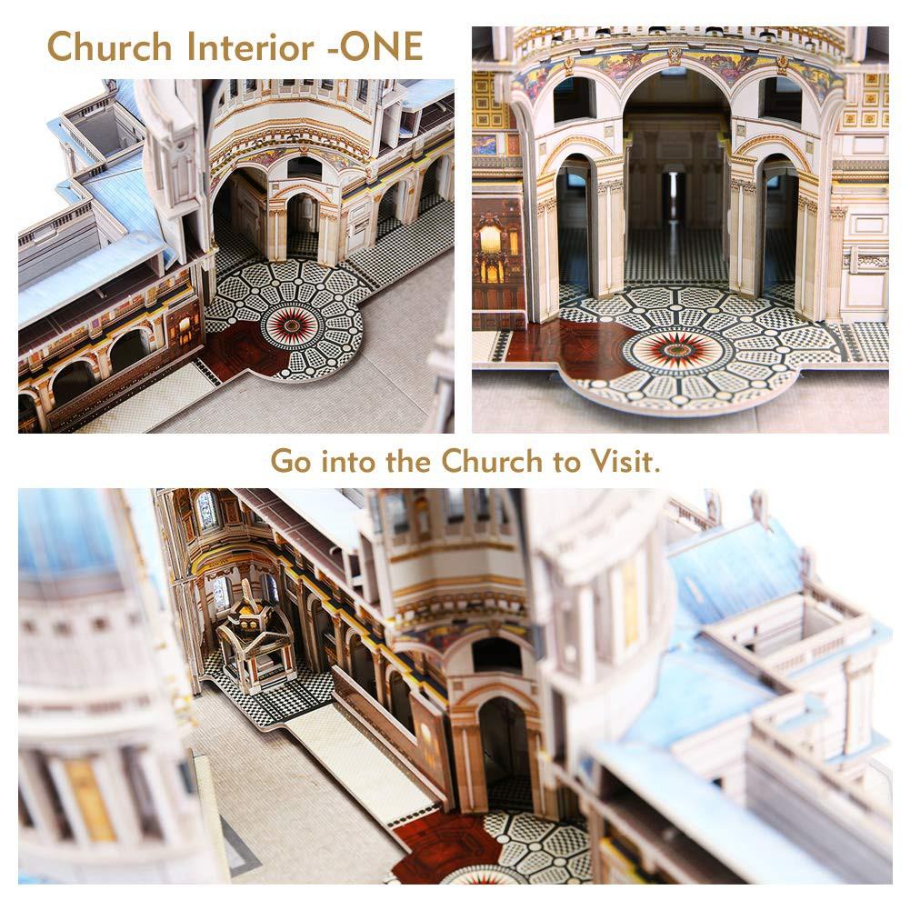 Mô hình giấy 3D - Saint Paul's Catheral 643 mảnh - MC270h