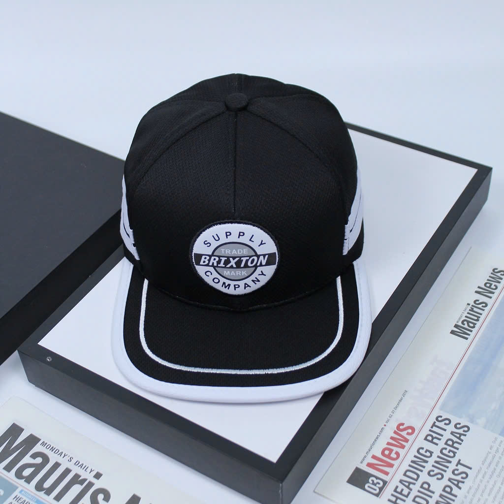 Nón kết nam, mũ lưỡi trai snapback (HIPHOP) mạc da tròn brixon full tem đậm chất thể thao