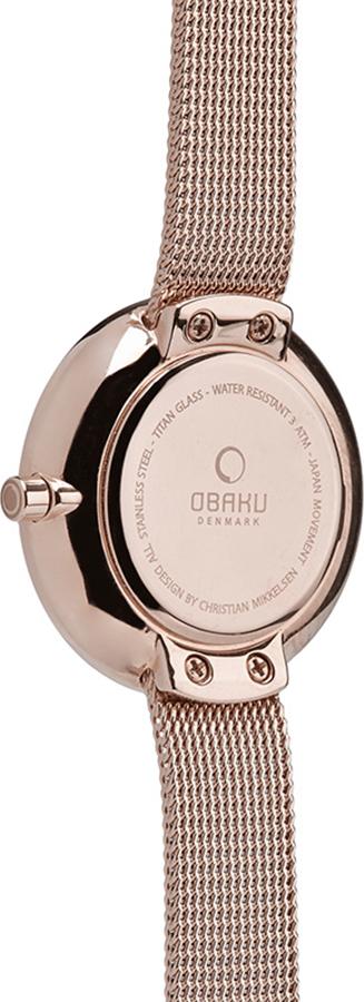 Đồng Hồ Nữ Dây Kim Loại OBAKU V146LXVWMV (27mm) - Màu Vàng