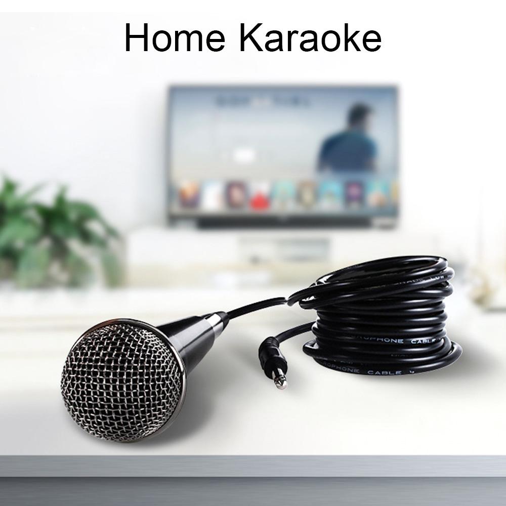 Micrô cầm tay bằng kim loại Có dây, độ trung thực cao tương thích với hệ thống Karaoke Máy tính