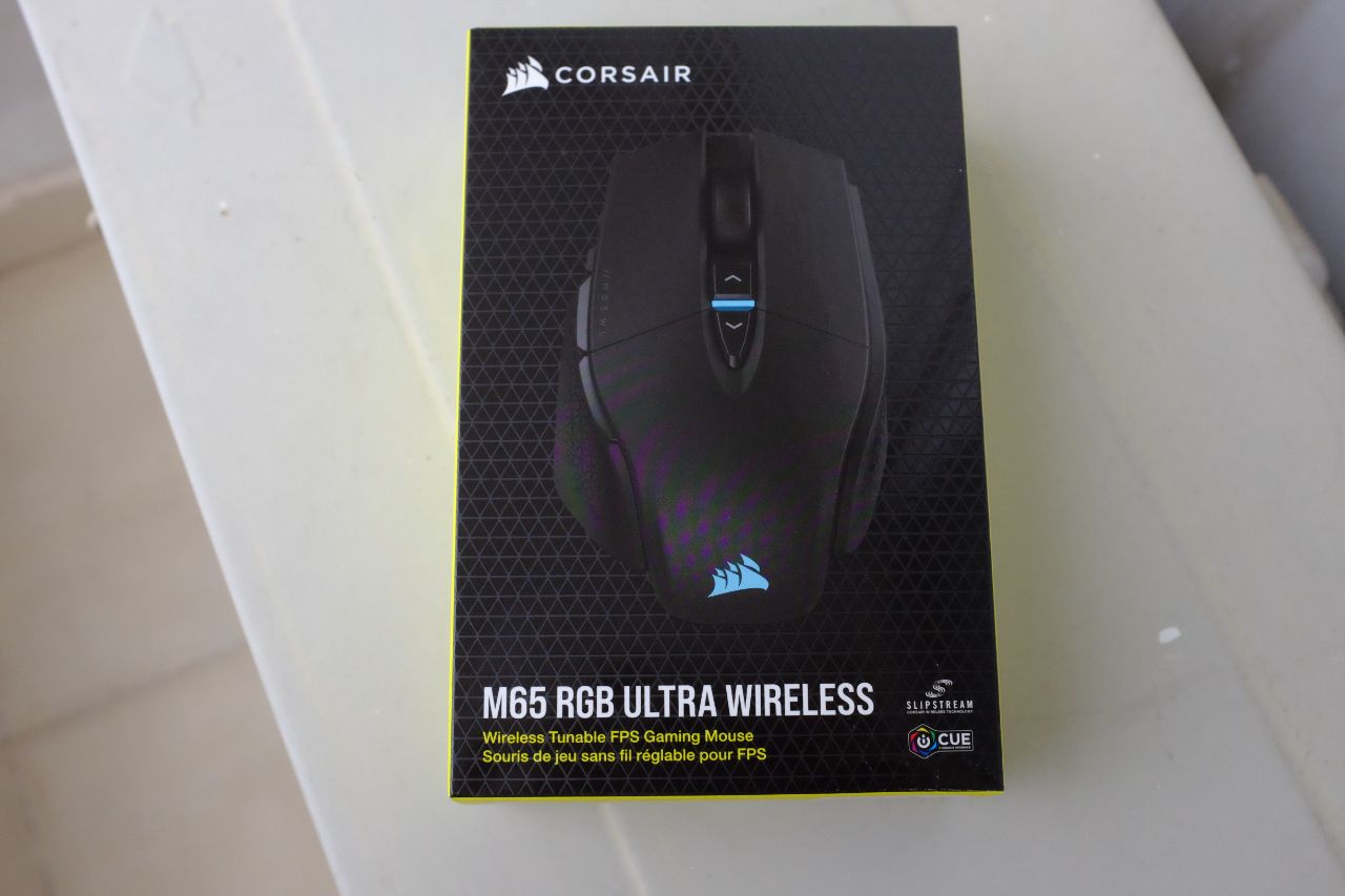 Chuột không dây Corsair M65 RGB ULTRA Black (Hàng chính hãng)