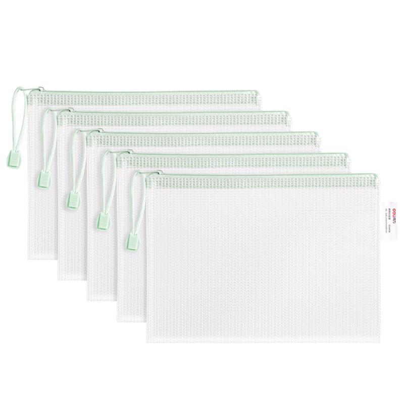 Túi Lưới Đựng Đồ Trong Suốt - Deli 63480A-KM-01 (Mẫu Màu Giao Ngẫu Nhiên)