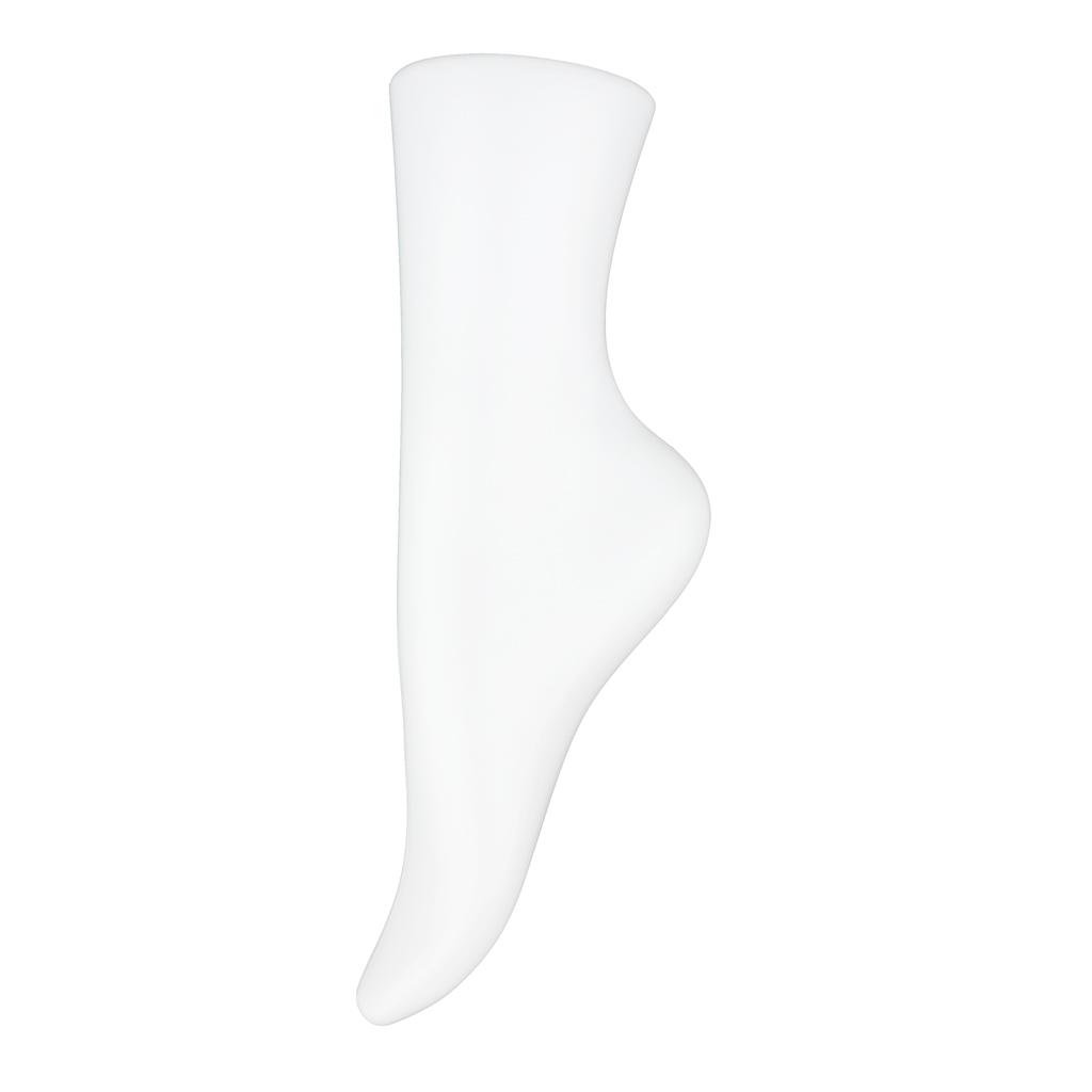 8" Inverted Female Mannequin Foot / Socks Display Stand Foot Mannequin White