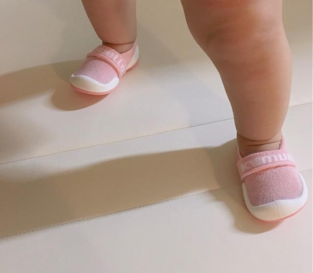 &quot; SIÊU PHẨM MÙA HÈ &quot;GIÀY TẬP ĐI BÉ CƯNG GGOMOOSIN MADE IN KOREA flat pink