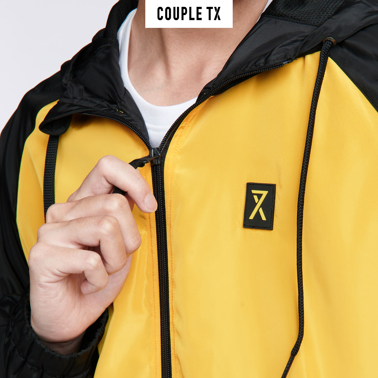 COUPLE TX - Áo Khoác Nam Dù Raglan Phối Màu MOP 1033