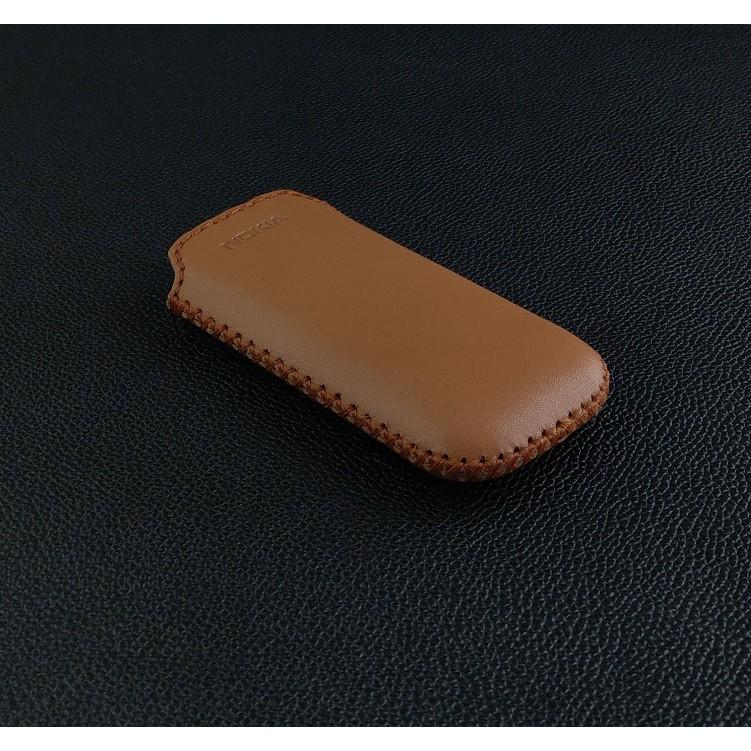 Bao Da Rút cho Nokia 6700 / 6500c Da Bò Màu Nâu