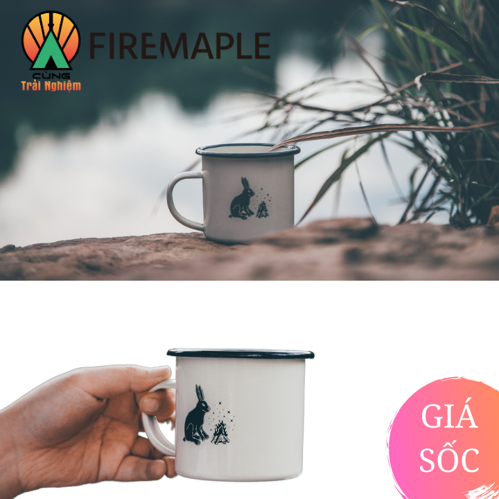 [CHÍNH HÃNG] Cốc tráng men in hình của Firemaple