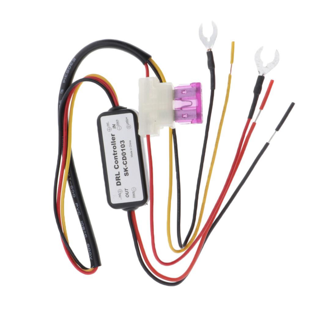 Car Daytime Running Light 12-18V 5A Auto DRL