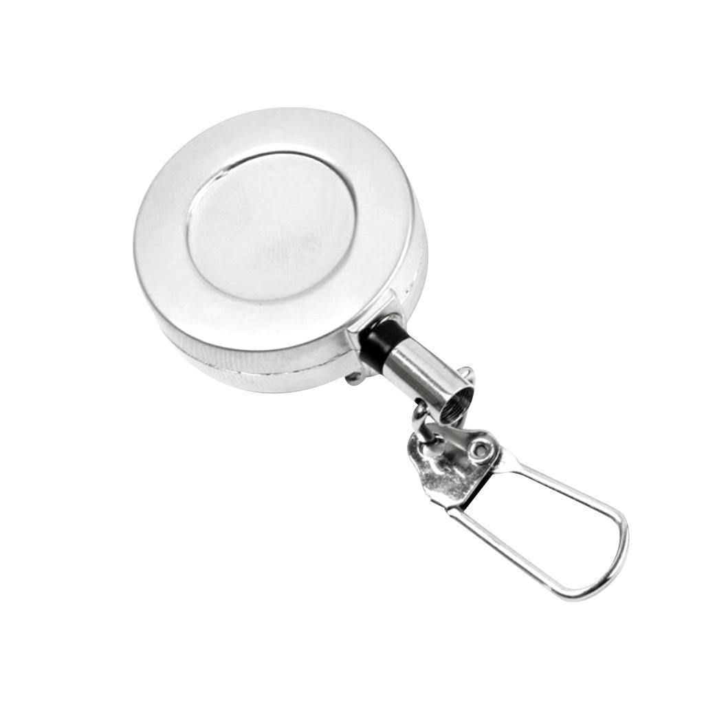 Elastic Fishing Lanyard Quick Release Holder And Mini Pin-on Retractor
