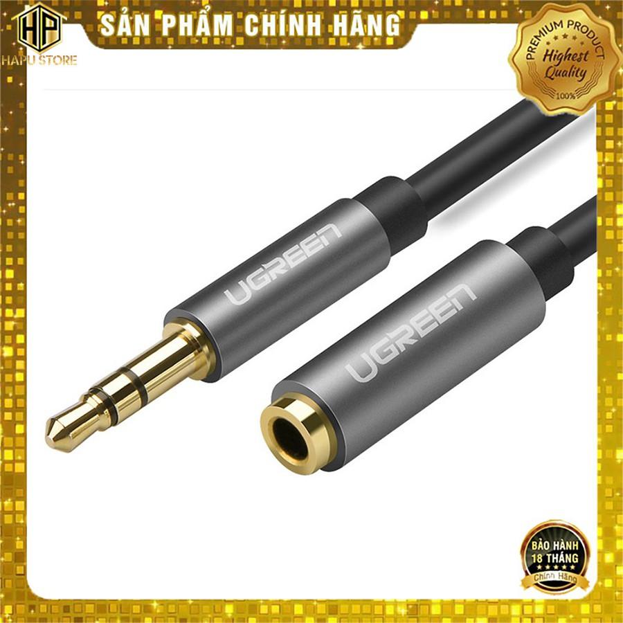 Ugreen 10593 - Cáp Audio 3.5mm nối dài 1,5m chính hãng - Hàng Chính Hãng