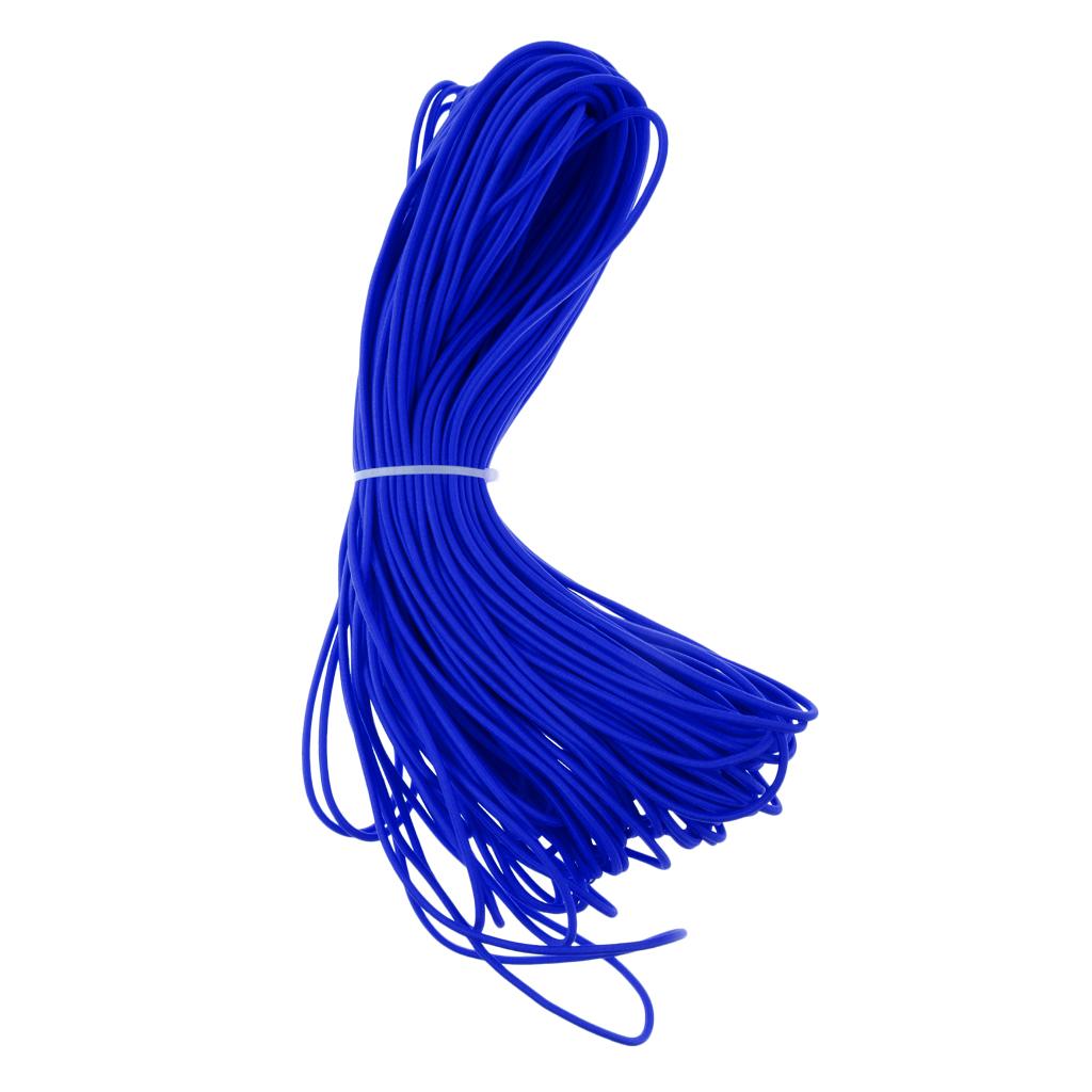 3mm Strong Elastic Round Bungee Rope Shock Cord Tie Down Boats Trailers Roof Rack 100m 50m 30m 20m 10m 5m 2m 1m 0.5m - Various Colors