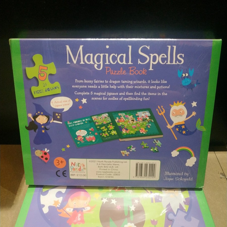 Sách xếp hình tương tác: Thế giới cổ tích -  Magical Spells (Jigsaw book)