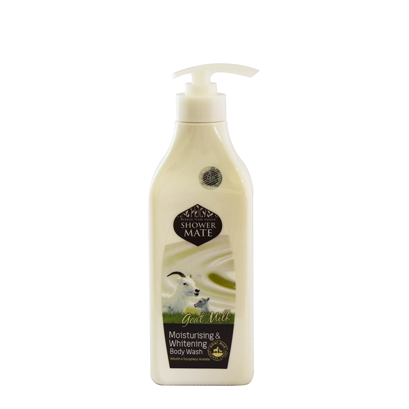 Sữa tắm dê Showermate Moisturizing & Whitening sáng da Hàn Quốc 550ml + Kèm móc khoá