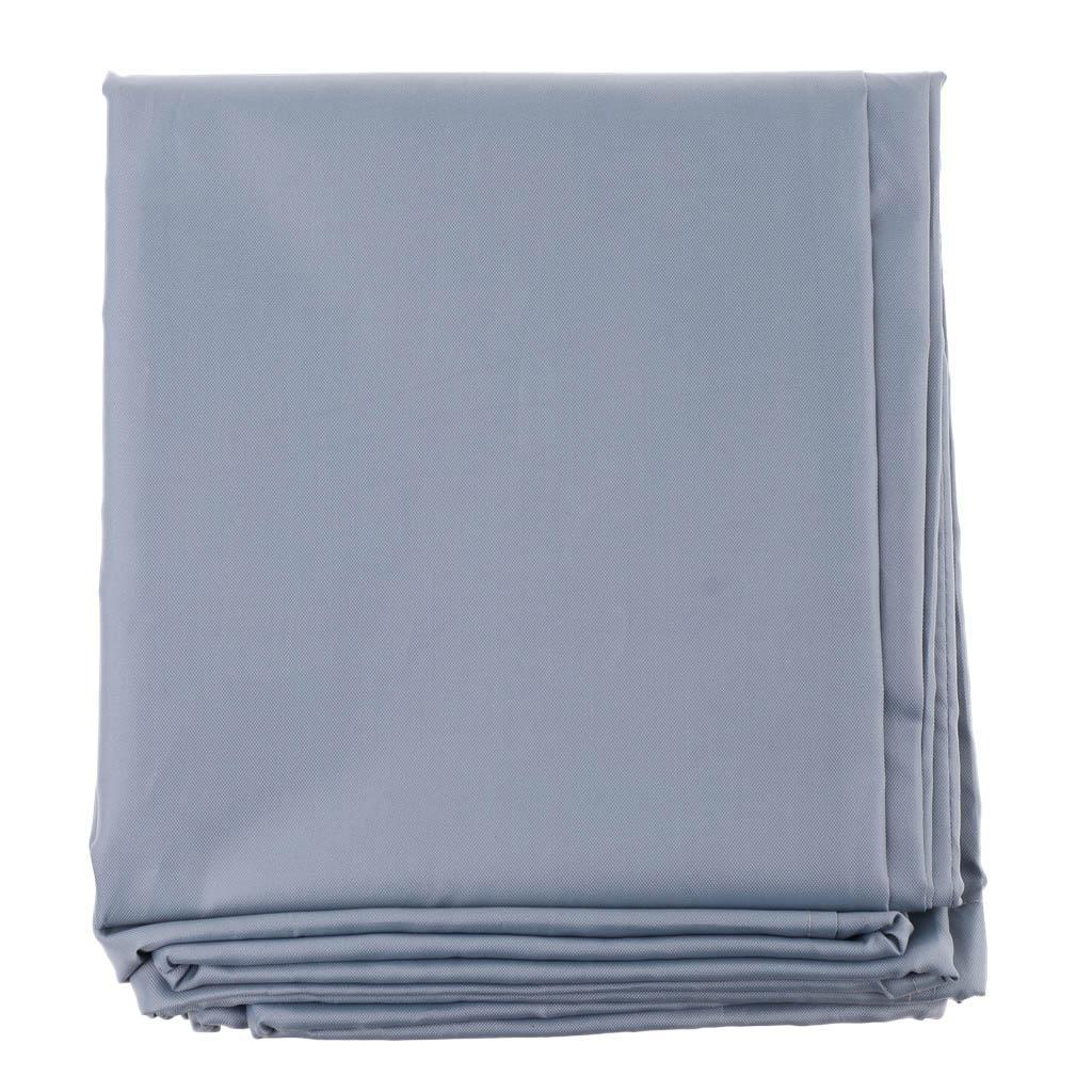 2x Waterproof UV Protection Outboard Engine Engine Cover for Engines Gray