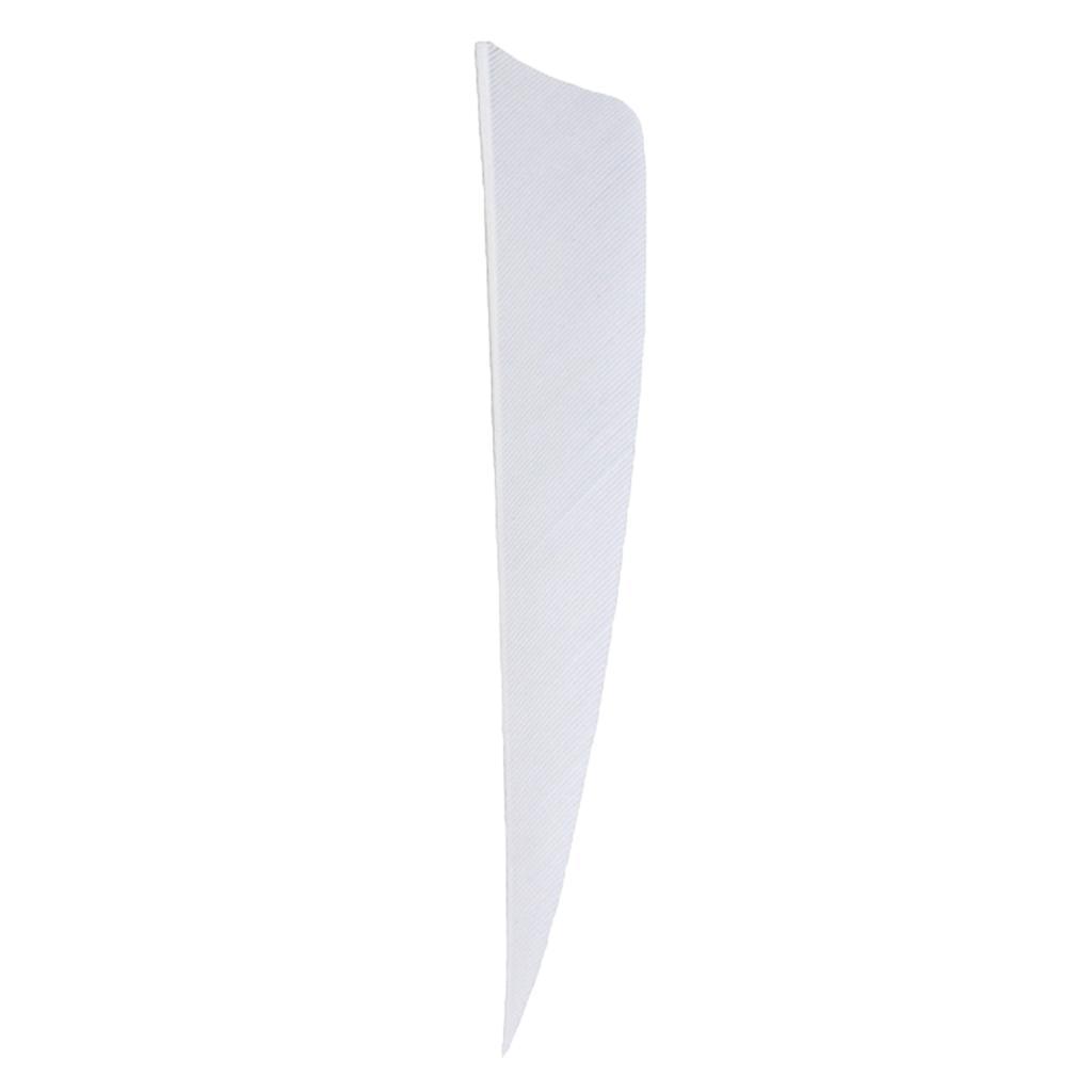 2x 12pcs 4 Inch Archery Arrow Drip Vanes Natural Feather Fletchings Arrow Shaft DIY