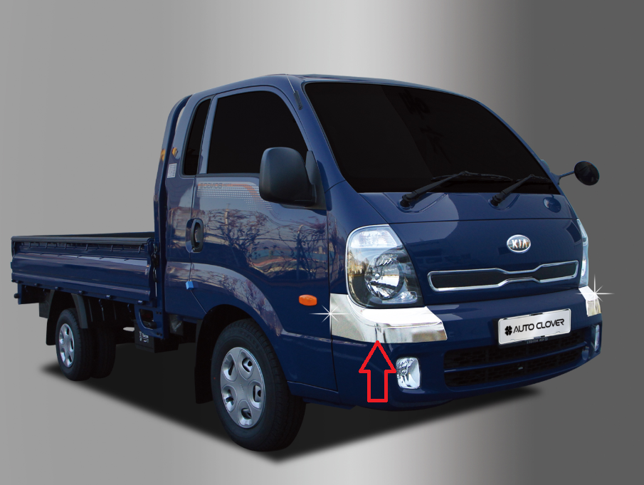 Ốp gò má dưới Kia K200 K250 Bonggo mạ xi crôm