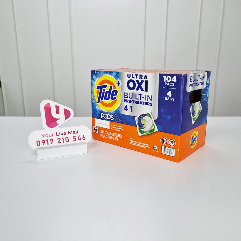 Viên Giặt Tide Pods Ultra Oxi Liquid Detergent (26 Pacs)