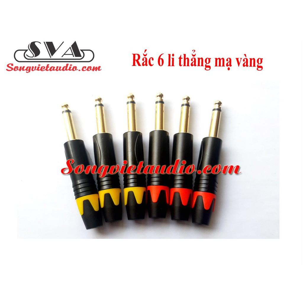 JACK 6 LY THẲNG THÂN NHÔM ĐẦU MẠ VÀNG - 1 CẶP