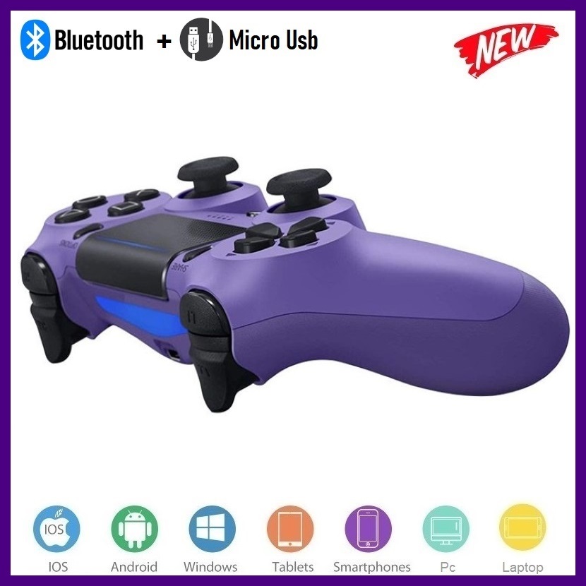 Tay Game không dây bluetooth P/S Purple cho máy tính - điện thoại - máy game Console