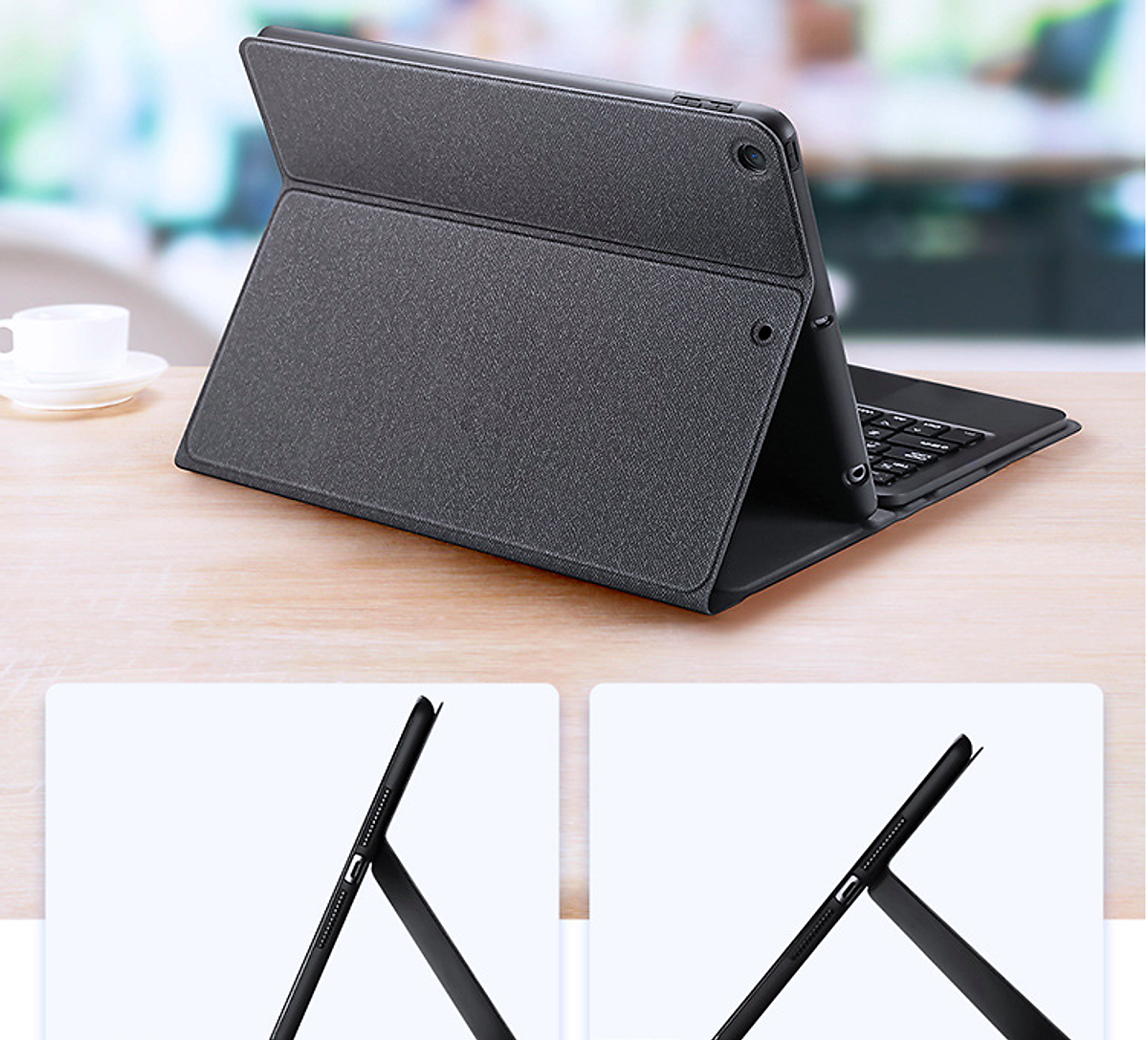 Bao da bàn phím Dux Ducis có TrackPad dành cho iPad 10.2 (2020/2019), iPad Air3 10.5 (2019), iPad Pro 10.5 (2017) , Ipad Gen 9 - Hàng nhập khẩu 