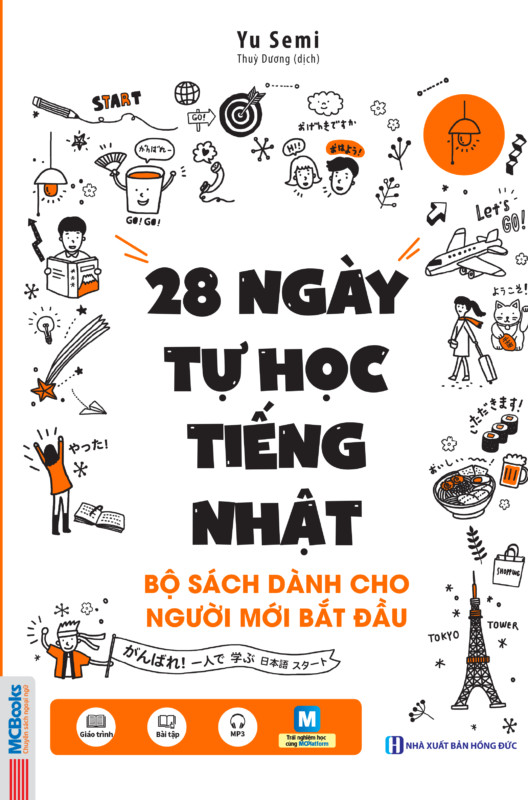 Combo 28 ngày tự học tiếng Nhật – Ghi chú luyện viết – Sách bài tập TV