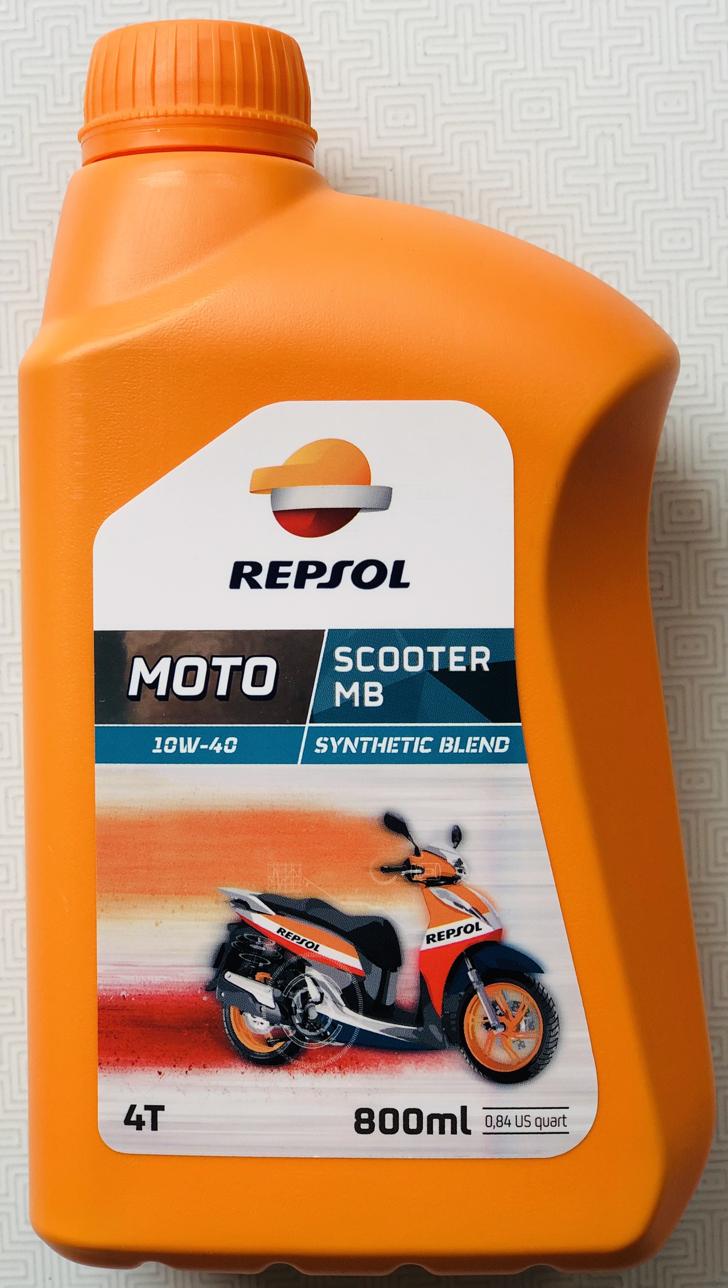 Nhớt xe tay ga cao cấp Repsol Scooter SynThetic 10W40 MB 800ml - Nhập Tây Ban Nha