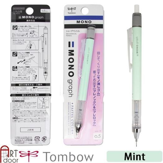 Bút Chì Kim Lắc Màu Pastel Tombow Mono Grap DPA-136 Ngòi 0.5mm