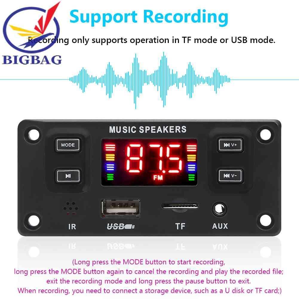 Bảng Mạch Khuếch Đại Âm Thanh 2 X 60W 12V Bluetooth 5.0 120W Chuyên Dụng Cho Xe Hơi