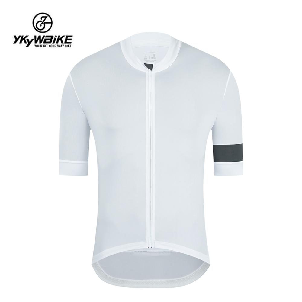 Ykywbike Cycling Jersey Man MTB Xe đạp Quần áo chuyên nghiệp Summer Sken Skeeve Quick Dry Road Bike Sleeve Cycling Jersey Shirt Color: YJZ968 black Size: Asia M (EU S)