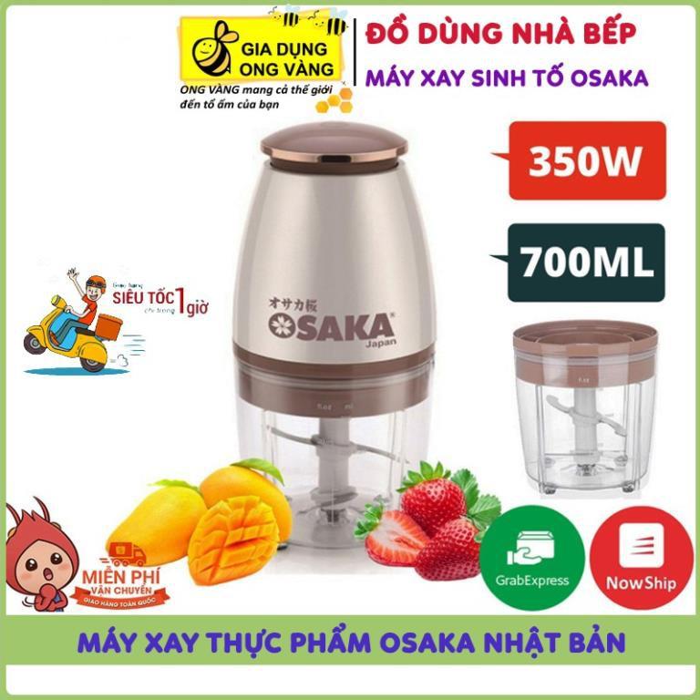 Máy Xay Thịt, Máy Xay Thực Phẩm Nhà Bếp Osaka Nhật Bản Loại Đắt 4 Lưỡi FP126-P, Xay Được Đá, Thịt