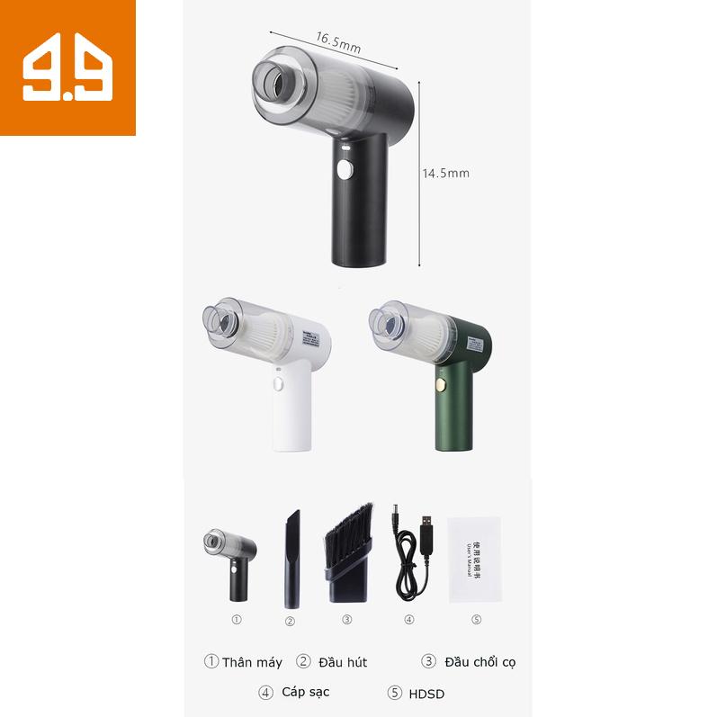 Máy hút bụi cầm tay cao cấp sạc pin SHINE/SN-6102