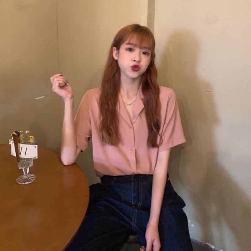 Áo sơ mi đũi cổ vest