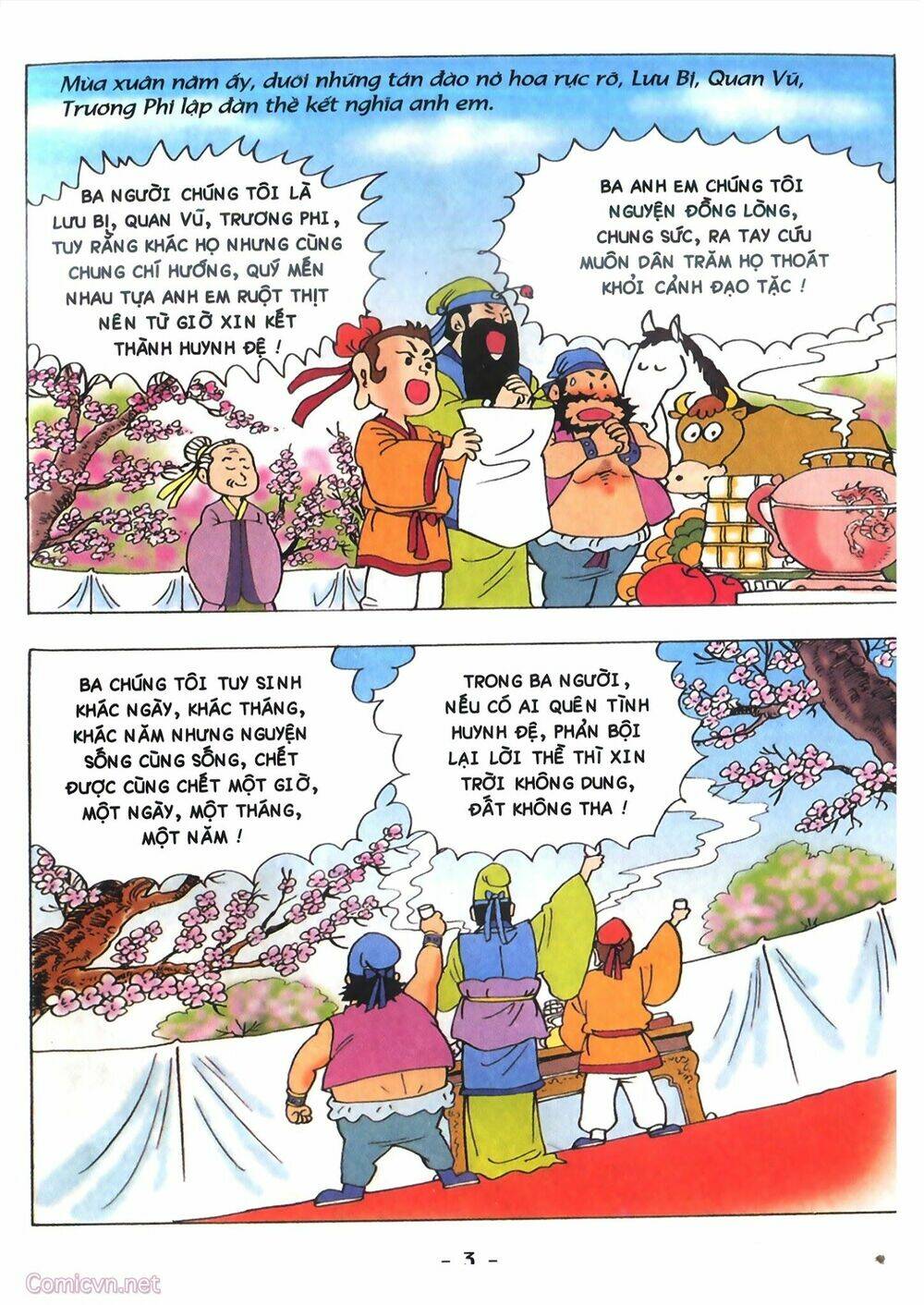 tam quốc hài diễn nghĩa chapter 2 3