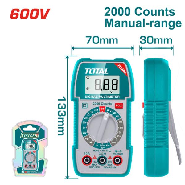 ĐỒNG HỒ VẠN NĂNG KỸ THUẬT SỐ TMT5360011 TOTAL -HÀNG CHÍNH HÃNG