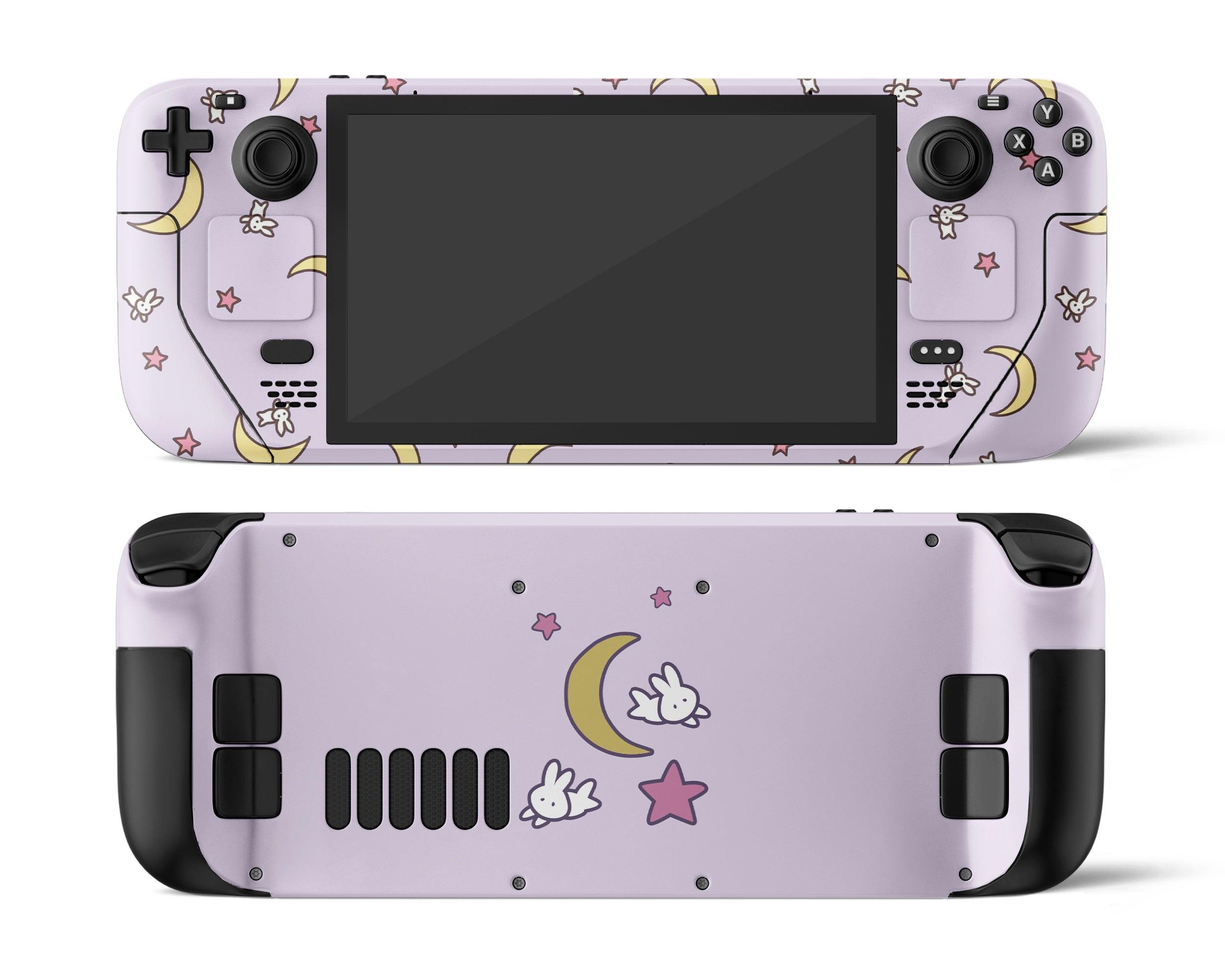 Skin dán Steam Deck mẫu Sailor Moon Purple Minimalist (Đã cắt sẵn chi tiết, dễ dán)