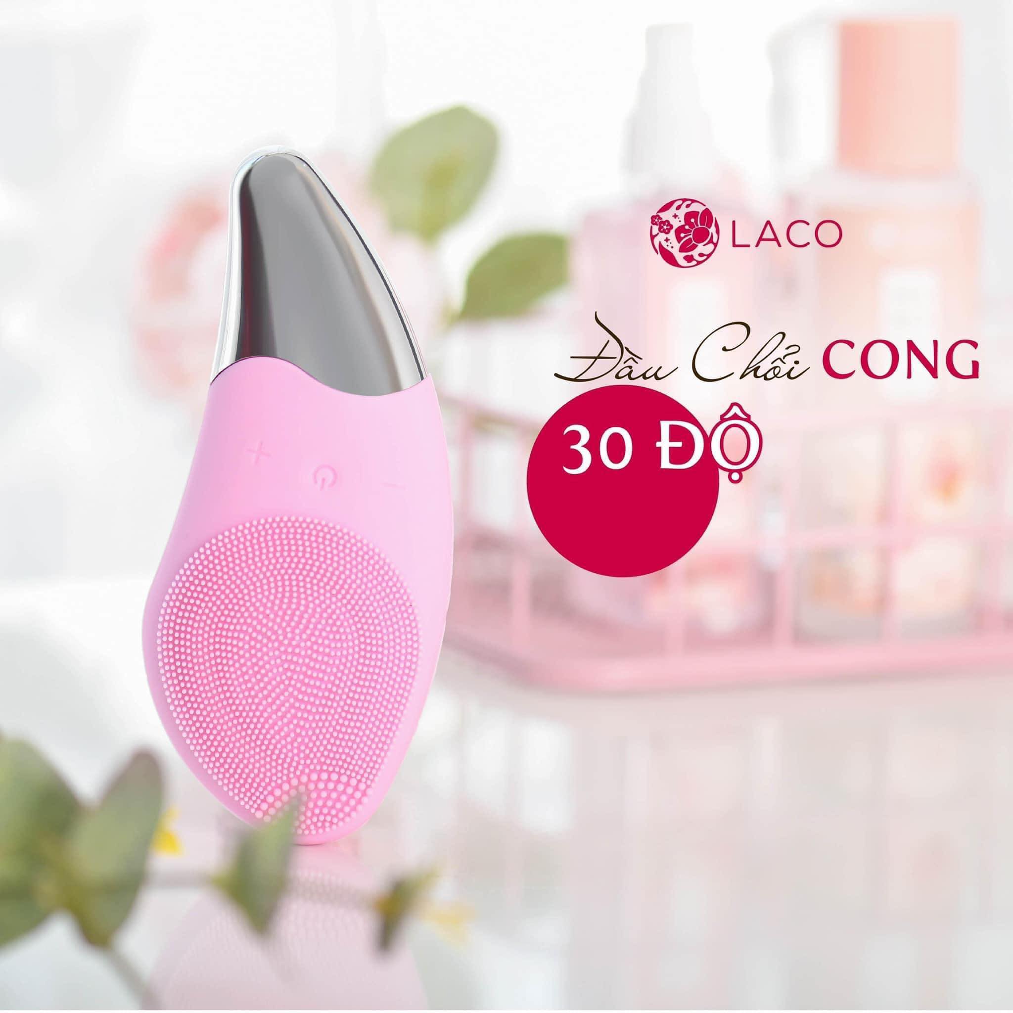 MÁY RỬA MẶT LACO PROMAX  Tích hợp sóng âm nâng cơ - LACO FACIAL BRUSH