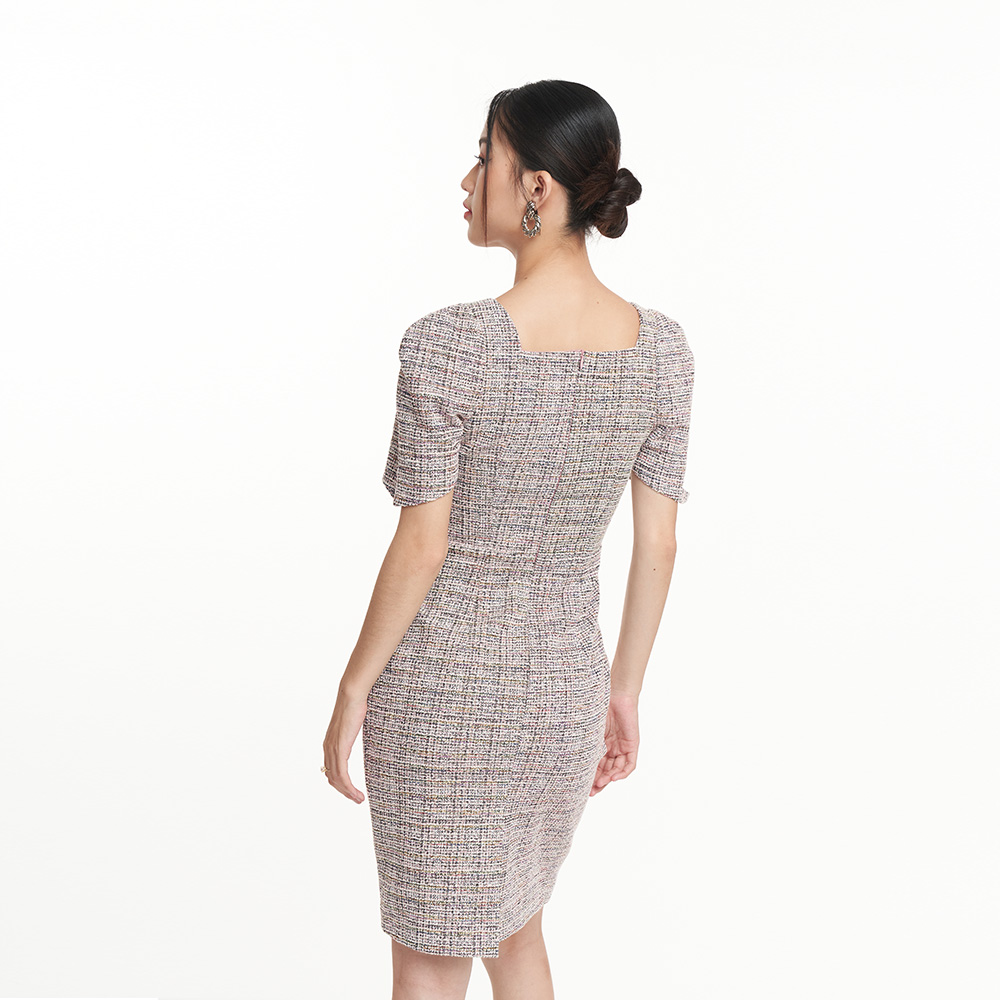 N&amp;M Đầm dạ Tweed Nữ Luxury 2209010