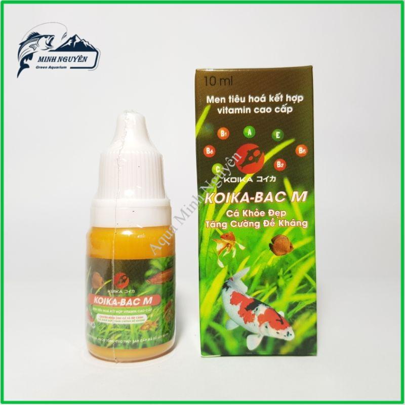 VI SINH KOIKA-BAC M | VI SINH ĐƯỜNG RUỘT KẾT HỢP VITAMIN CAO CẤP CHUYÊN DÙNG CHO CÁ VÀ TÉP CẢNH